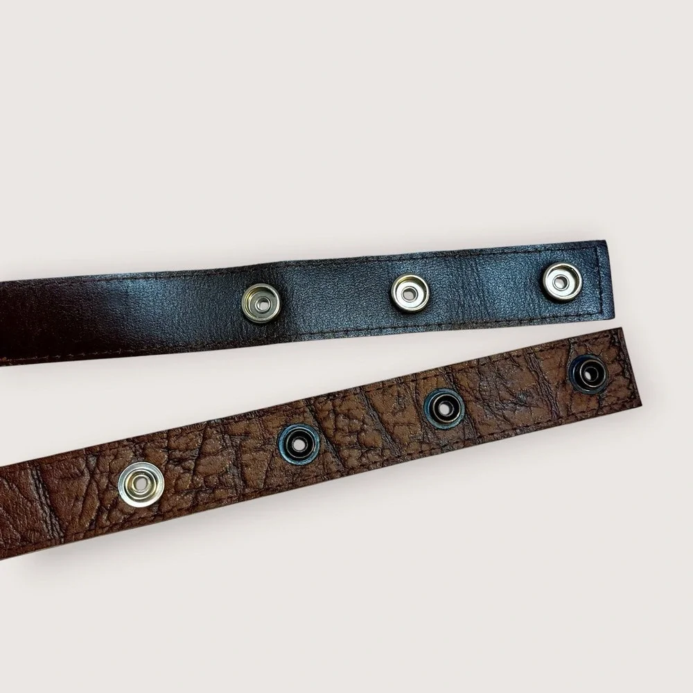 Renaissance Belt Medieval Ren Faire Adjustable Leather Pin Latch Small 29-35